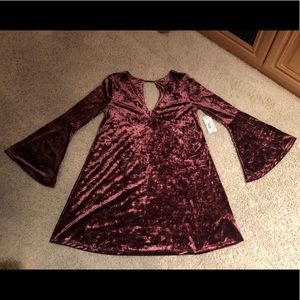 A.n.a velour dress
